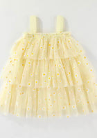 Load image into Gallery viewer, Kids Little Girl Daisy Floral Birthday Tutu Tulle Dress - Pink/Yellow - Fox Baby &amp; Co
