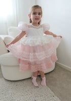 Load image into Gallery viewer, Kid little girl Fairytale Birthday Tulle Dress - Pink - Fox Baby &amp; Co
