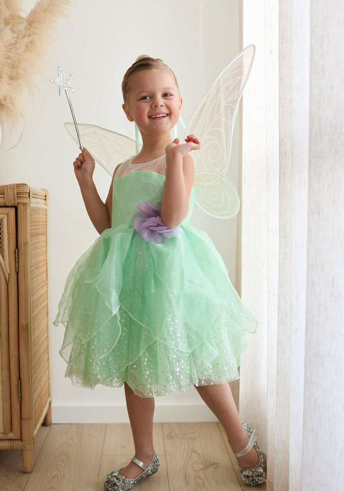 Original Tinkerbell Fairy Princess Dress & matching Wings - Fox Baby & Co