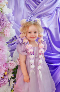 Classic Rapunzel Princess Luxe Party Dress Costume (pre order) - Fox Baby & Co