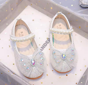 New Butterfly Sparkle Pearl Princess Birthday Girl Mary Jane Shoe (pre order)