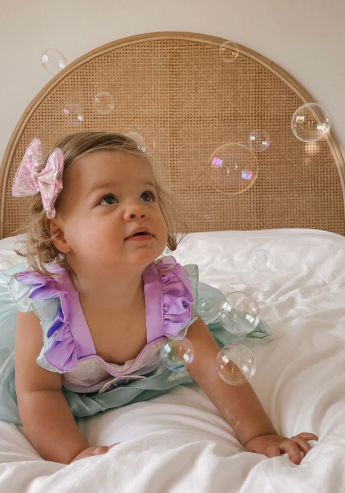 Seashell Mermaid Girls Birthday Party Dress - Fox Baby & Co