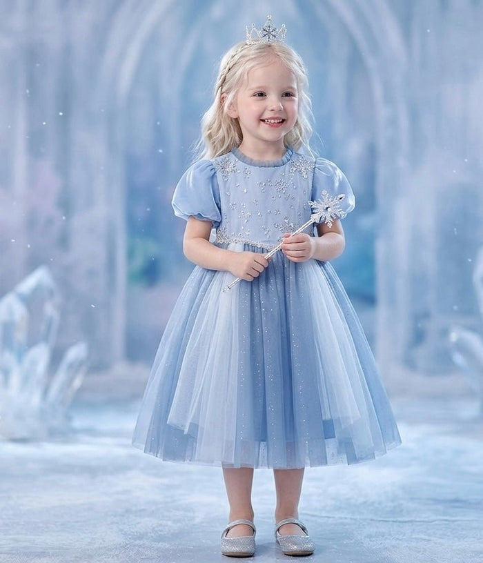 Snowflake Dream Luxe Princess Dress & Cape (limited edition) - Fox Baby & Co