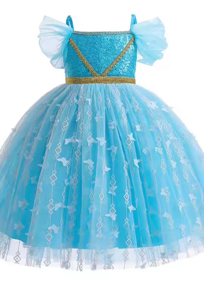 Princess Jasmine Genie Party Dress Costume