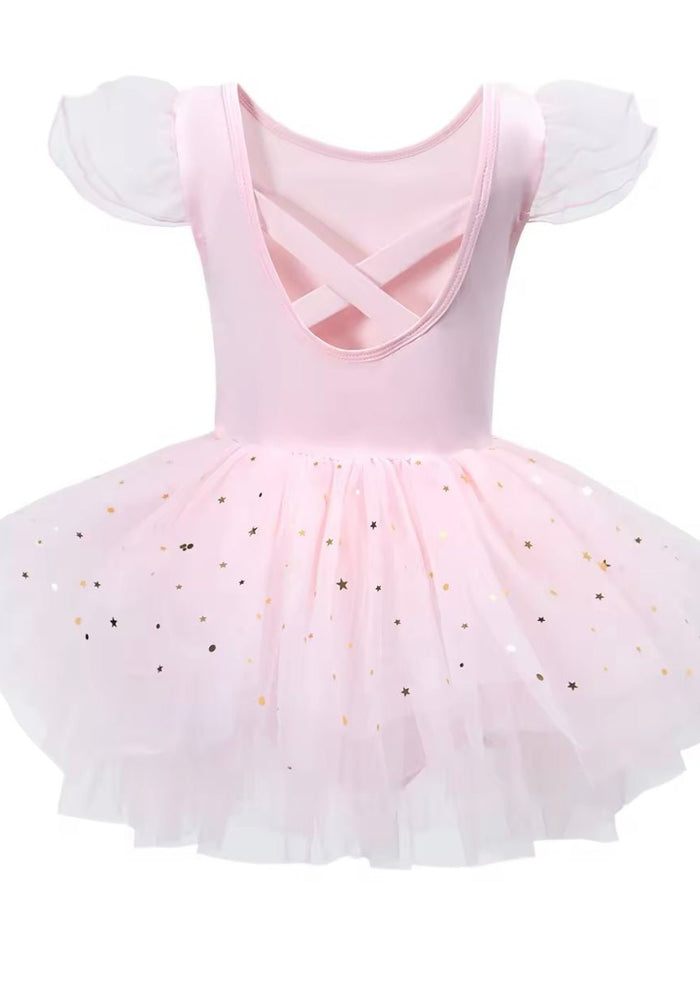 Ballerina Shimmer Tulle Tutu Leotard - Pink (pre order) - Fox Baby & Co