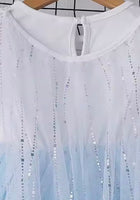 Load image into Gallery viewer, Elsa Lace Princess Party Dress Costume &amp; Cape - Blue - Fox Baby &amp; Co

