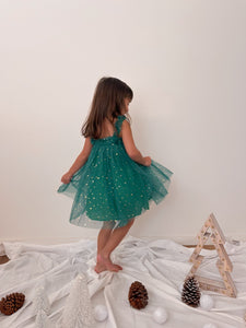 Little Girls Christmas Sparkle Tulle Dress (pre order) - Fox Baby & Co