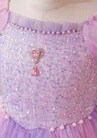 Load image into Gallery viewer, Purple Sparkle Unicorn Princess Party Dress Costume
