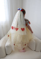 Load image into Gallery viewer, Luxe Snow White Princess Sparkle Party Dress Costume &amp; Tulle Clip - Fox Baby &amp; Co
