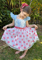 Load image into Gallery viewer, Little Bo Peep Inspired Dress Costume with Headband - Fox Baby &amp; Co
