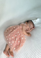 Load image into Gallery viewer, 1st Birthday Kids little girl Arabella Daisy Tulle Dress - Pink/Yellow - Fox Baby &amp; Co
