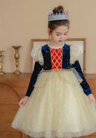 Load image into Gallery viewer, Snow White Princess Birthday Long Sleeve Party Dress Costume - Fox Baby &amp; Co
