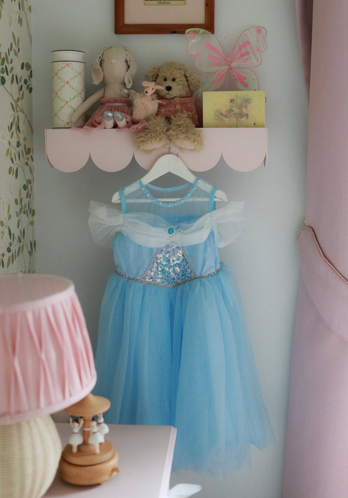 Blue Princess Luxe Birthday Party Dress Costume - Fox Baby & Co