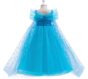 Magical Elsa Snow Princess Birthday Party Dress