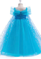 Load image into Gallery viewer, Magical Elsa Snow Princess Birthday Party Dress
