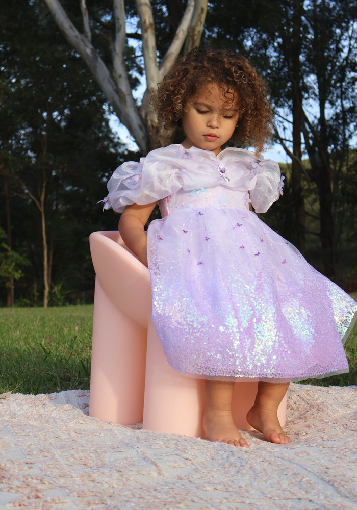 Rapunzel Butterfly Frill Princess Party Dress Costume (Limited Edition) - Fox Baby & Co