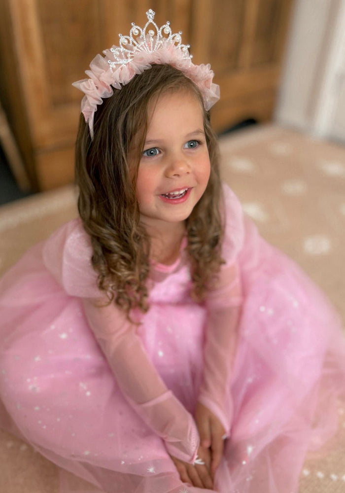 Pink Wonderland Princess Birthday Long Sleeve Party Dress Costume - Fox Baby & Co