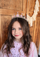 Load image into Gallery viewer, Tiara Gold Birthday Crown - Pink

