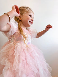 Pretty in Pink Glinda Wicked Princess Party Dress Costume - Fox Baby & Co
