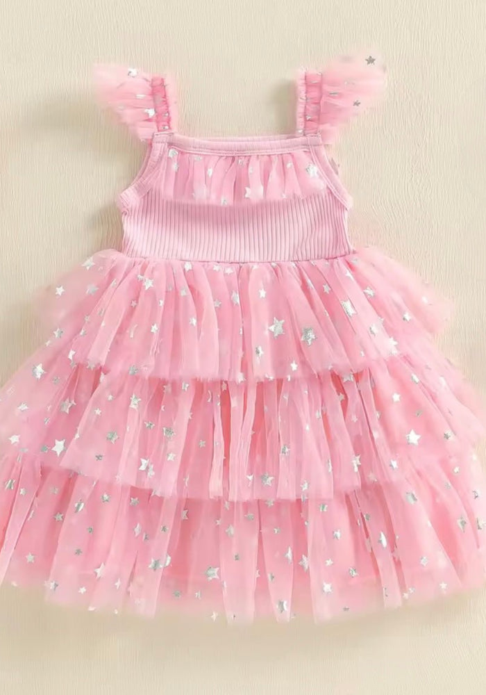 Girl My Sweetheart Tulle Dress - Pink (pre order) - Fox Baby & Co