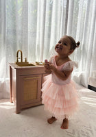 Load image into Gallery viewer, Ballerina Sequins Sparkle Tulle Tutu Dress - Pink - Fox Baby &amp; Co
