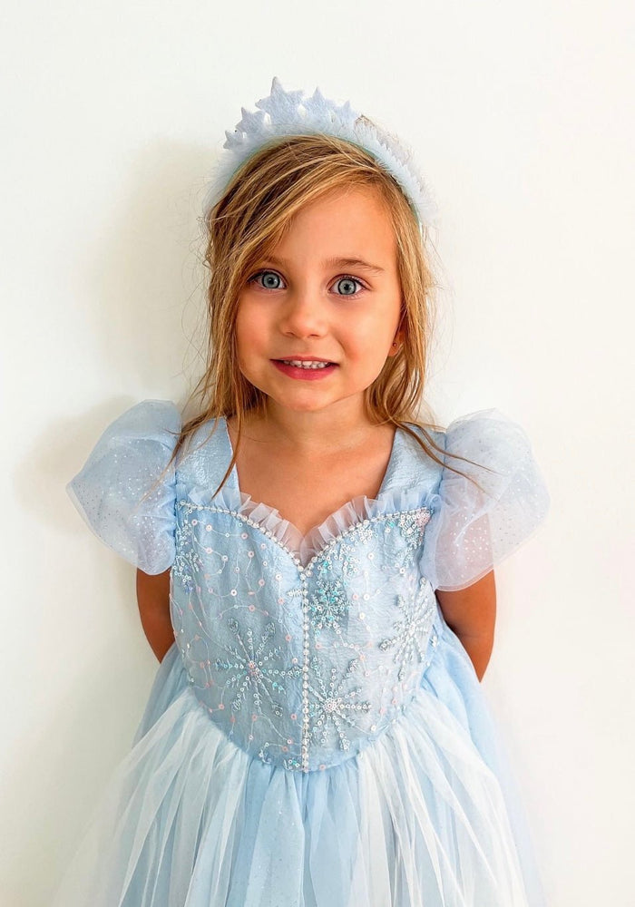 Blue Snowflake Elsa Princess Party Dress Costume - Fox Baby & Co