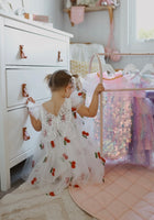Load image into Gallery viewer, Pixie Butterfly Tulle Dress - Cherry
