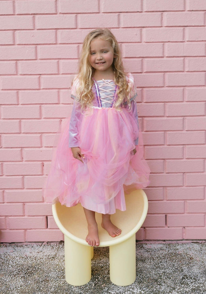 Enchanted Rapunzel Purple Princess Long Sleeve Party Dress Costume - Fox Baby & Co