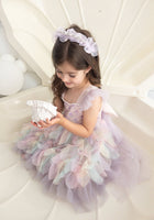 Load image into Gallery viewer, Mermaid Rainbow Bow Princess Party Dress - Fox Baby &amp; Co
