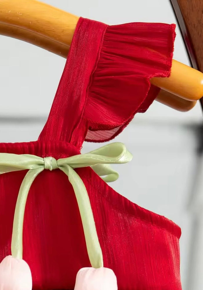 Spring Tulip Puff Frill Dress (pre order) - Fox Baby & Co