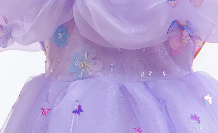 Rapunzel Butterfly Frill Princess Party Dress Costume (Limited Edition) - Fox Baby & Co