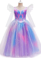 Load image into Gallery viewer, Glinda Purple Princess Birthday Long Sleeve Party Dress Costume - Fox Baby &amp; Co
