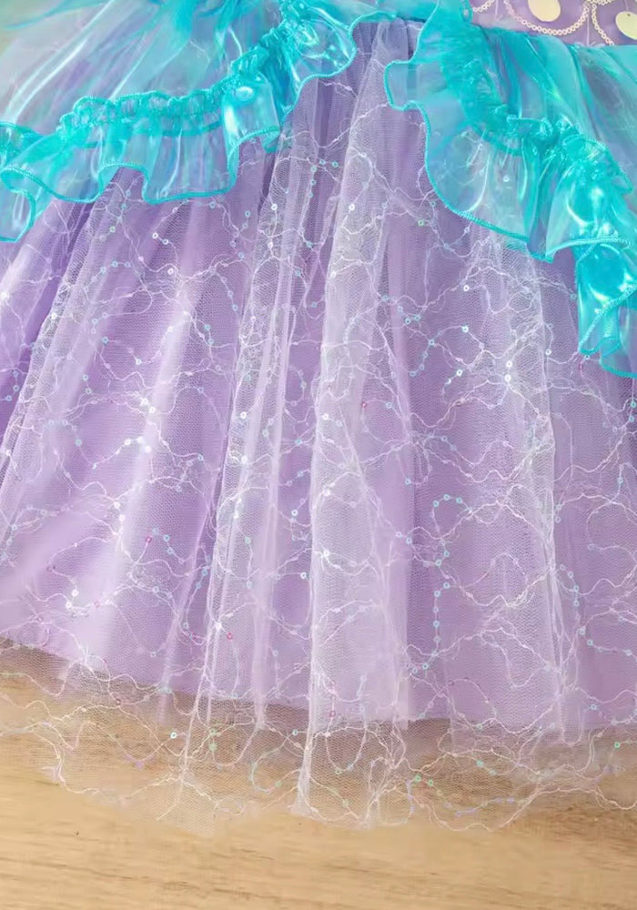 Ocean Mermaid Princess Party Dress - Fox Baby & Co