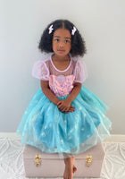 Load image into Gallery viewer, Mermaid Shell Princess Birthday Party Dress - Fox Baby &amp; Co
