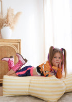 Load image into Gallery viewer, Kids Girls Kpop Style Demon Hunter Rumi Yellow Costume Top, Shorts &amp; Jacket 3 Piece - Fox Baby &amp; Co
