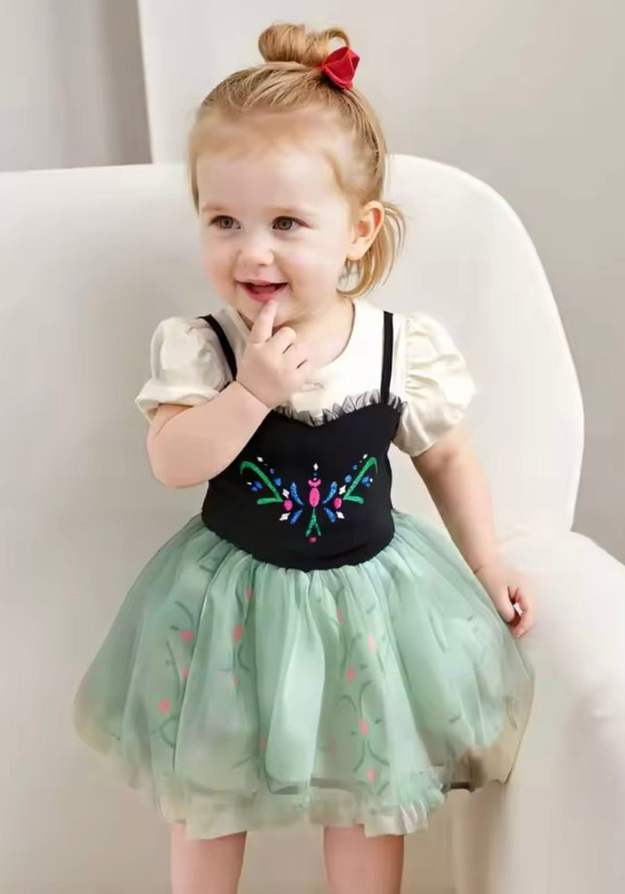 Baby Girls Anna Princess Tutu Tulle Romper with bow - Fox Baby & Co