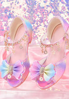 Load image into Gallery viewer, Rainbow Little Girls High Heel Princess Birthday Girl Shoes - Fox Baby &amp; Co
