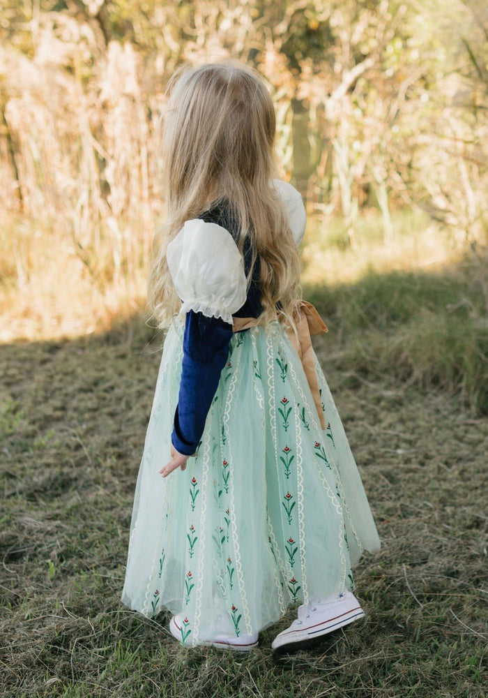 Enchanted Anna Princess Long Sleeve Party Dress Costume - Fox Baby & Co