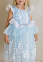 Load image into Gallery viewer, Cinderella Enchanted Castle Luxe Dress &amp; Matching Gloves - Fox Baby &amp; Co
