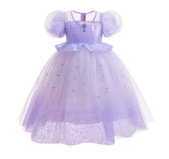 Rapunzel Butterfly Princess Party Dress Costume - Fox Baby & Co