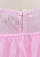 Load image into Gallery viewer, Pink Snowflake Princess Birthday Party Dress Costume with cape
