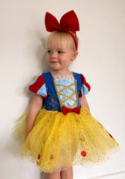 Load image into Gallery viewer, Snow White Princess Birthday Tutu (limited edition) - Fox Baby &amp; Co
