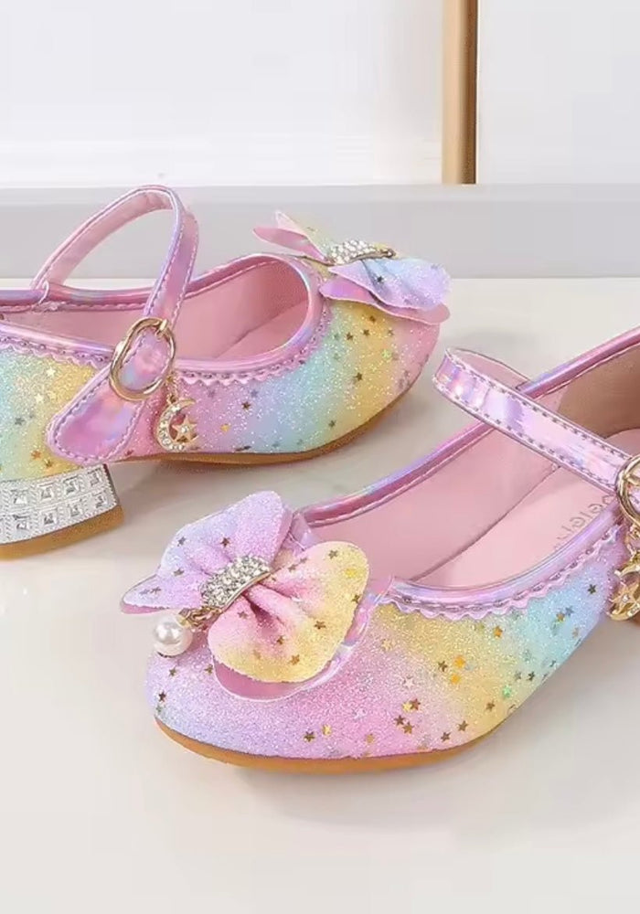 Little Girls My First High Heel Bow Princess Birthday Girl Shoe (pre order) - Fox Baby & Co