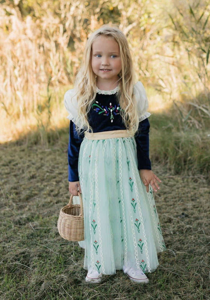 Enchanted Anna Princess Long Sleeve Party Dress Costume - Fox Baby & Co