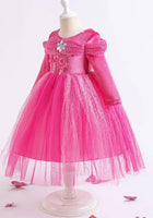 Load image into Gallery viewer, Pink Aurora Butterfly Long Sleeve Princess Party Dress Costume - Fox Baby &amp; Co
