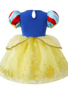 Load image into Gallery viewer, Royal Snow White Princess Birthday Party Dress Costume &amp; Headband - Fox Baby &amp; Co
