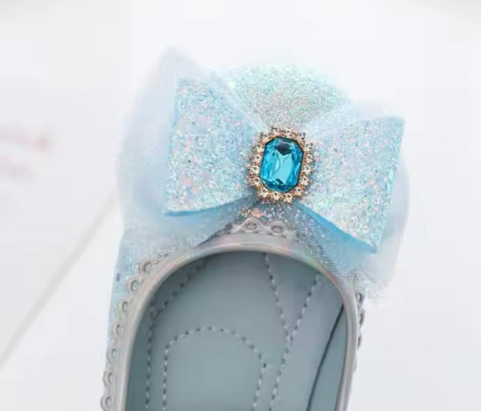 New Enchanted Princess Birthday Girl Sparkle Bow Mary Jane Shoe (pre order) - Fox Baby & Co