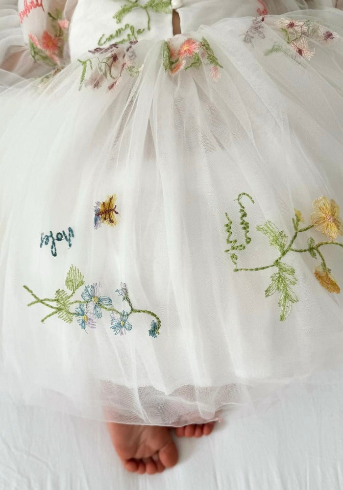 Fairy Wonderland Long Sleeve Luxe Tulle Dress (pre order) - Fox Baby & Co