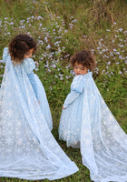 Load image into Gallery viewer, Snow Sparkle Elsa Princess Long Sleeve Dress Costume &amp; Cape - Fox Baby &amp; Co
