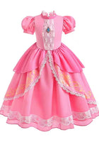 Load image into Gallery viewer, Princess Peach Inspired Lace Luxe Dress &amp; Accessories Set 🍑👑✨ - Fox Baby &amp; Co
